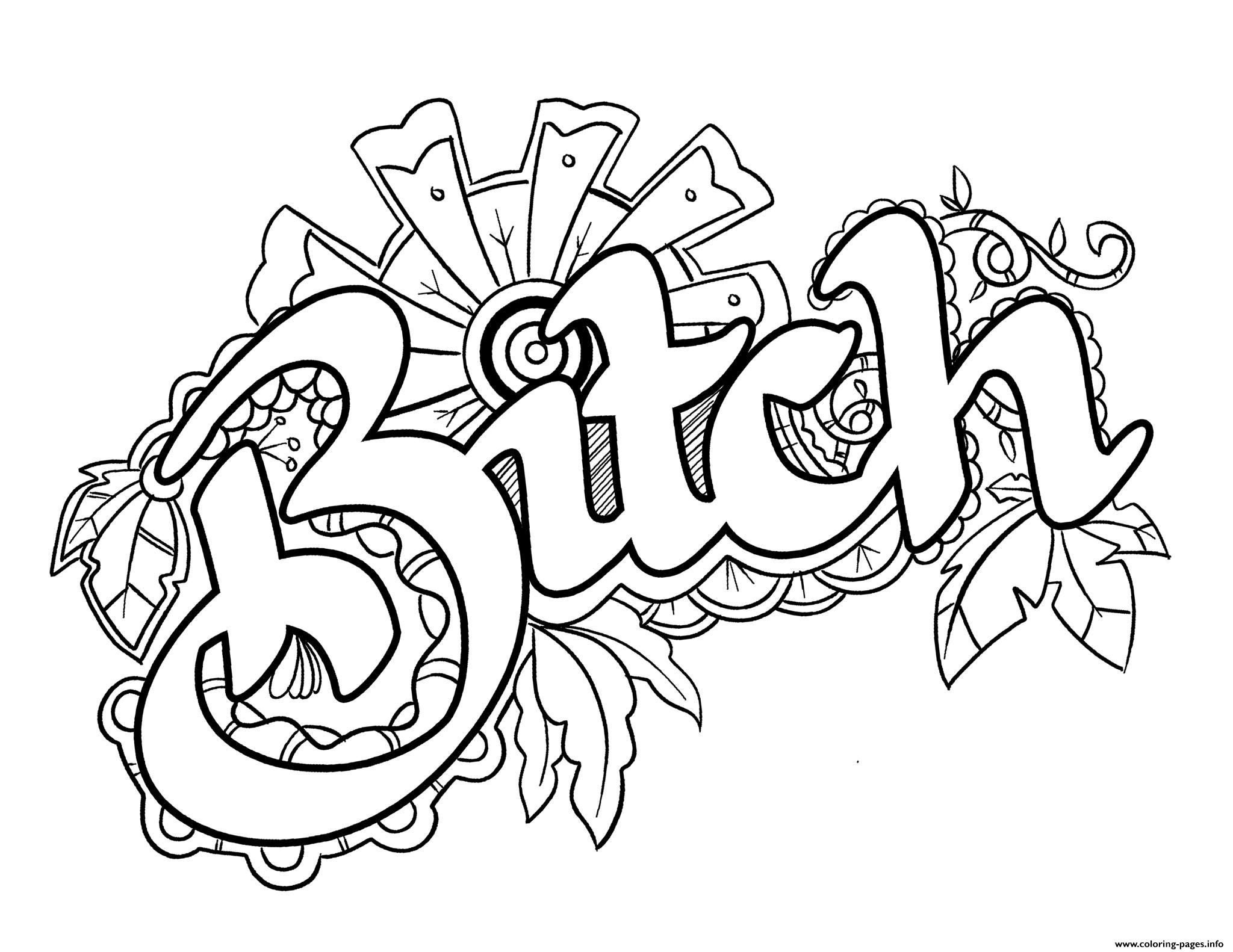 Swear Word Coloring Pages Printable At GetDrawings Free Download Swear Word Coloring Pages Printable At GetDrawings Free Download