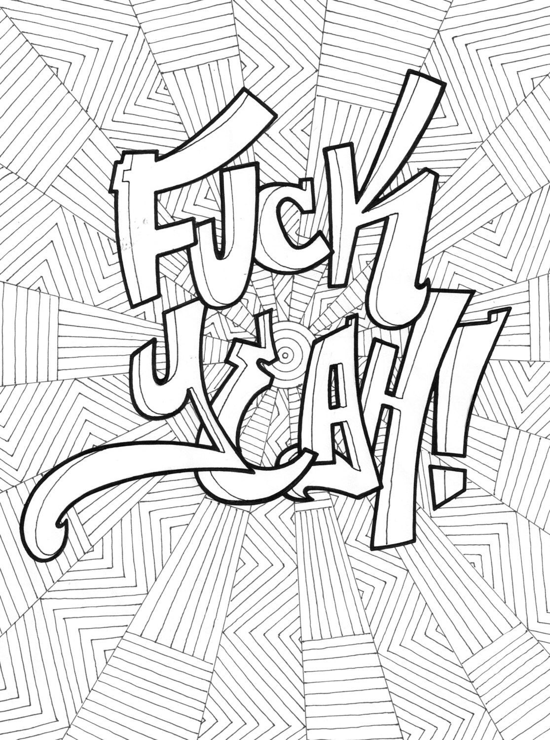 Free Printable Cuss Word Coloring Pages Free Printable Cuss Word Coloring Pages