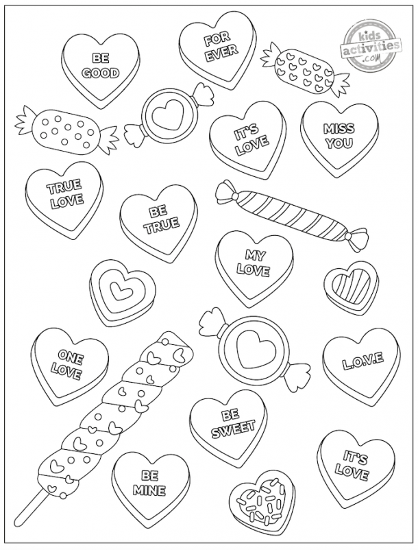 Sweetest Ever Valentine Heart Coloring Pages Kids Activities Blog Sweetest Ever Valentine Heart Coloring Pages Kids Activities Blog