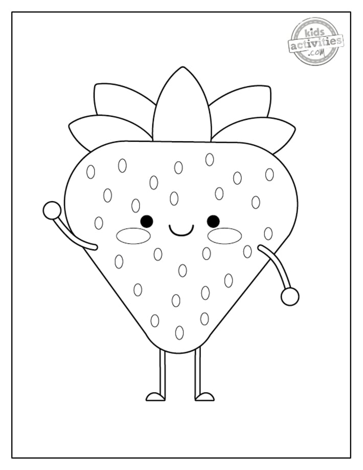 Sweetest Strawberries Coloring Pages Kids Activities Blog Sweetest Strawberries Coloring Pages Kids Activities Blog