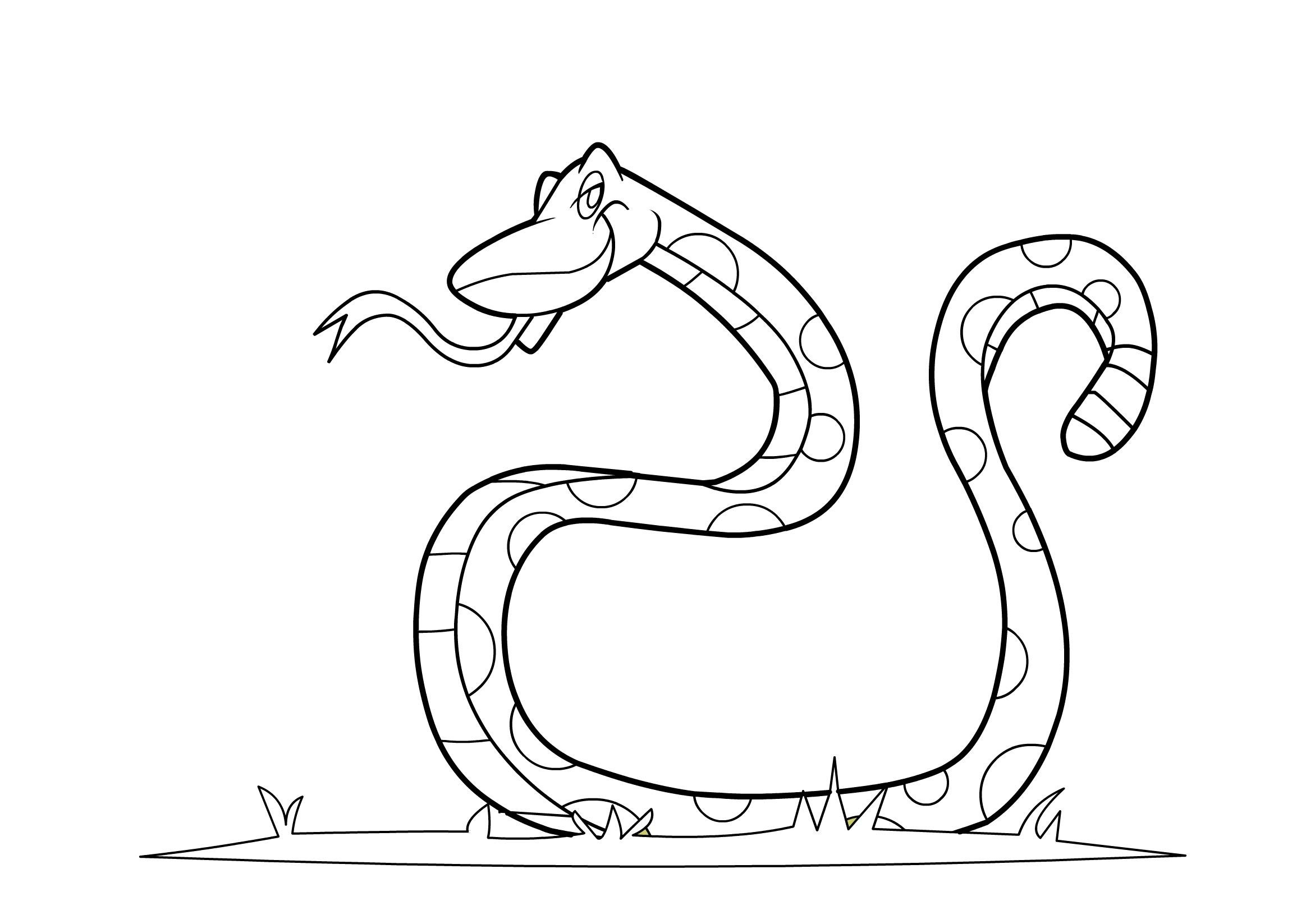 Swiss Sharepoint Snake Printable Coloring Pages