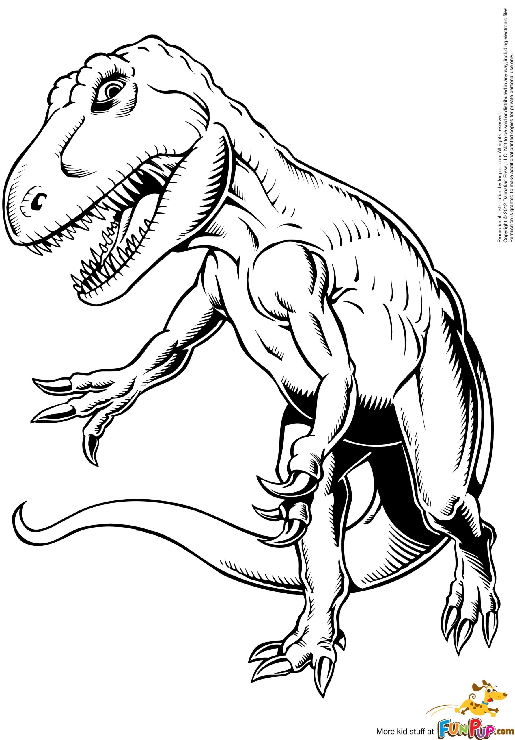 T-Rex Printable Coloring Pages T-Rex Printable Coloring Pages