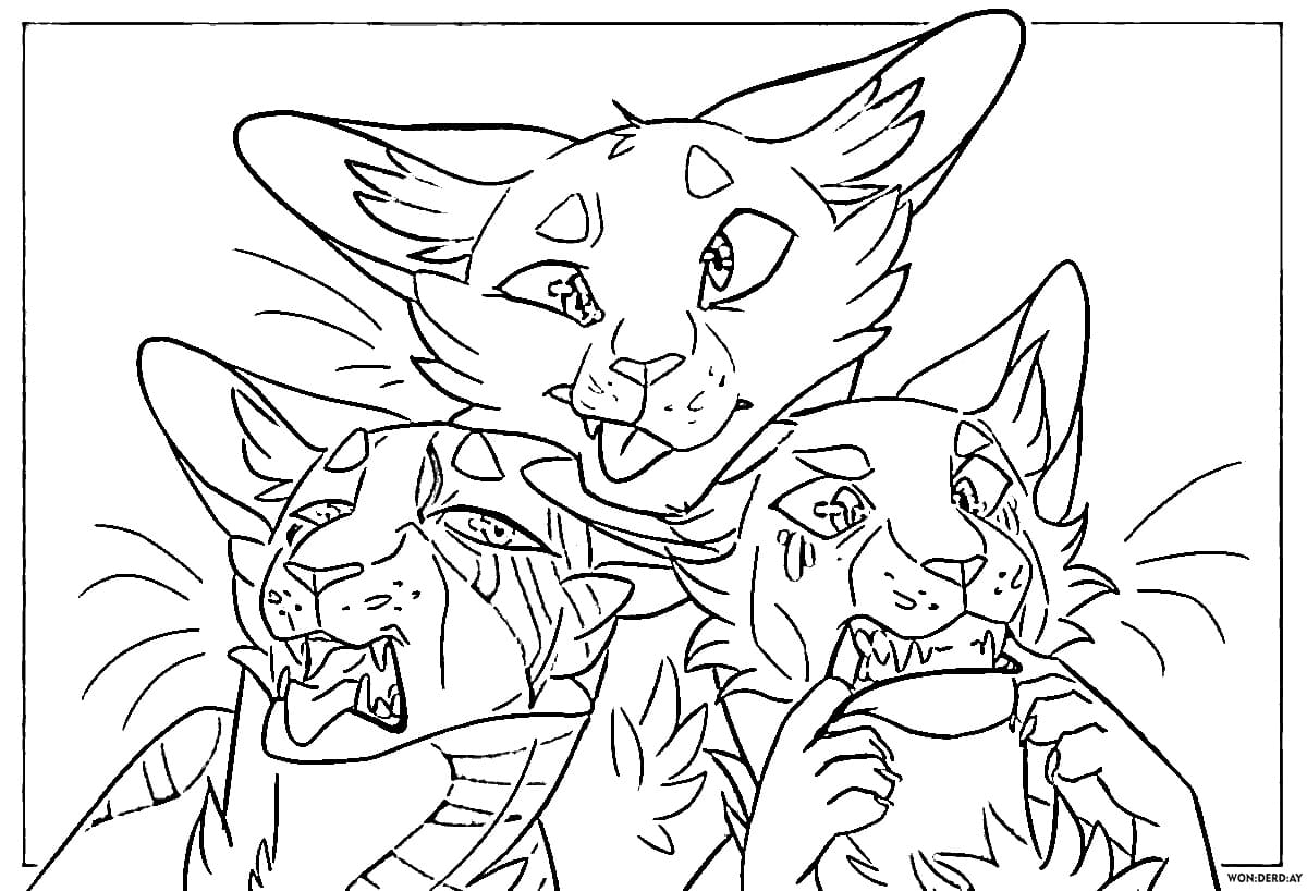 Tabby Cat Coloring Pages Cats Warriors Coloring Printable Wonder Tabby Cat Coloring Pages Cats Warriors Coloring Printable Wonder