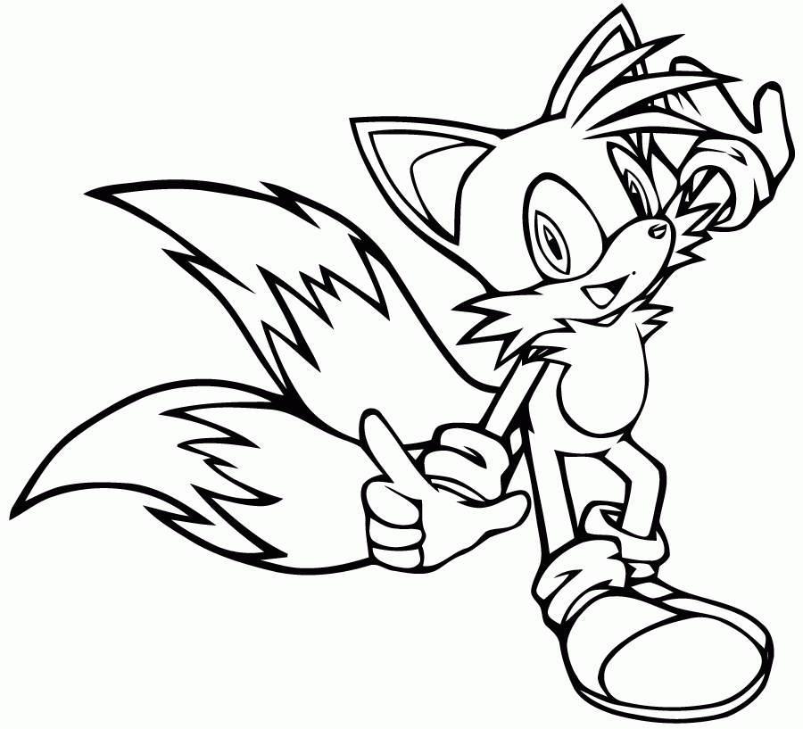 Tails Printable Coloring Pages Tails Printable Coloring Pages
