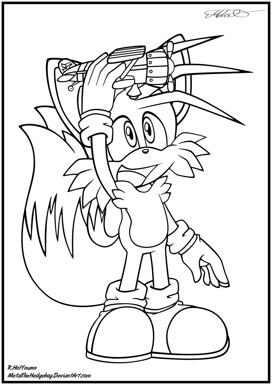 Tails Printable Coloring Pages Tails Printable Coloring Pages