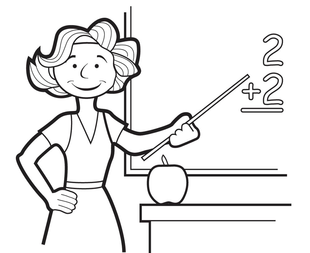 Teacher Coloring Pages Best Coloring Pages For Kids