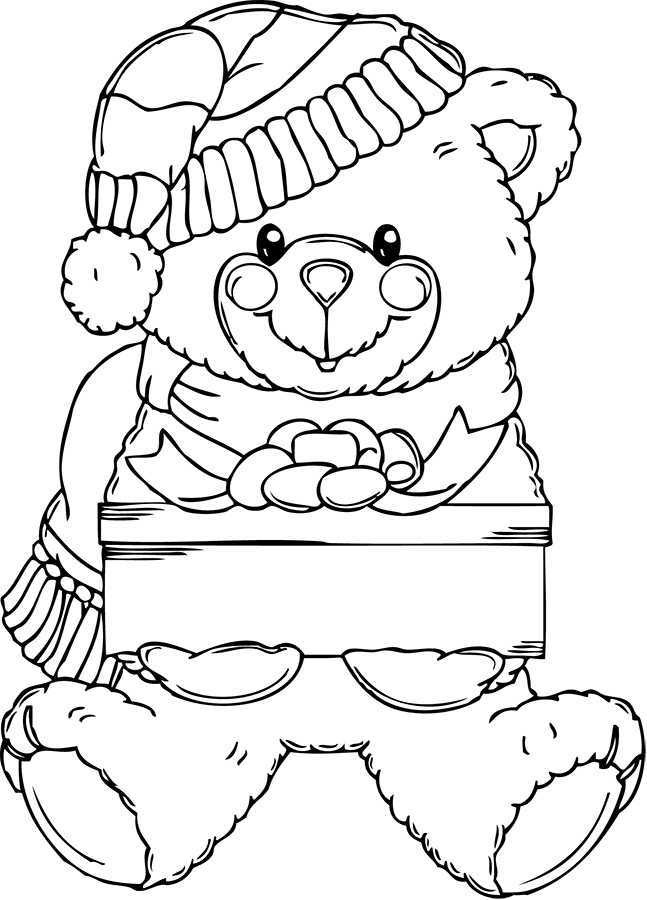 Printable Teddy Bear Coloring Pages Printable Teddy Bear Coloring Pages