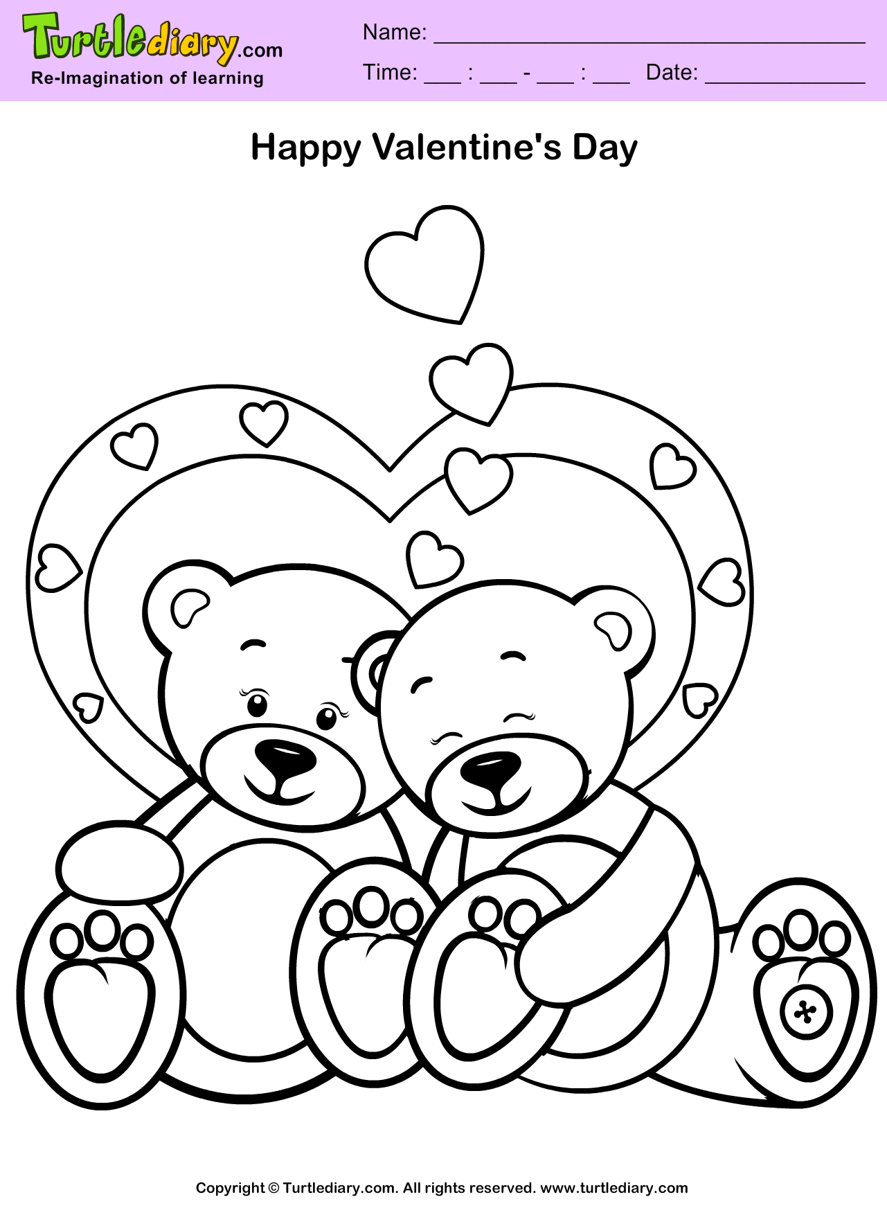 Teddy Bear Printable Coloring Pages