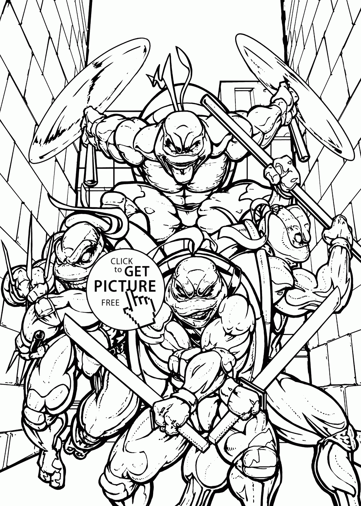Tmnt Coloring Pages Printable Tmnt Coloring Pages Printable