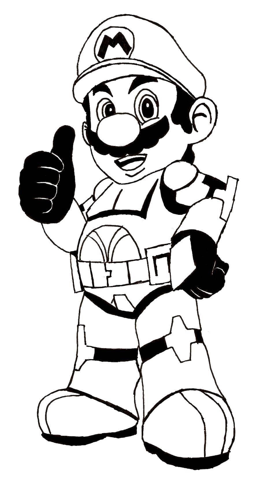 Printable Mario Bros Coloring Pages Printable Mario Bros Coloring Pages
