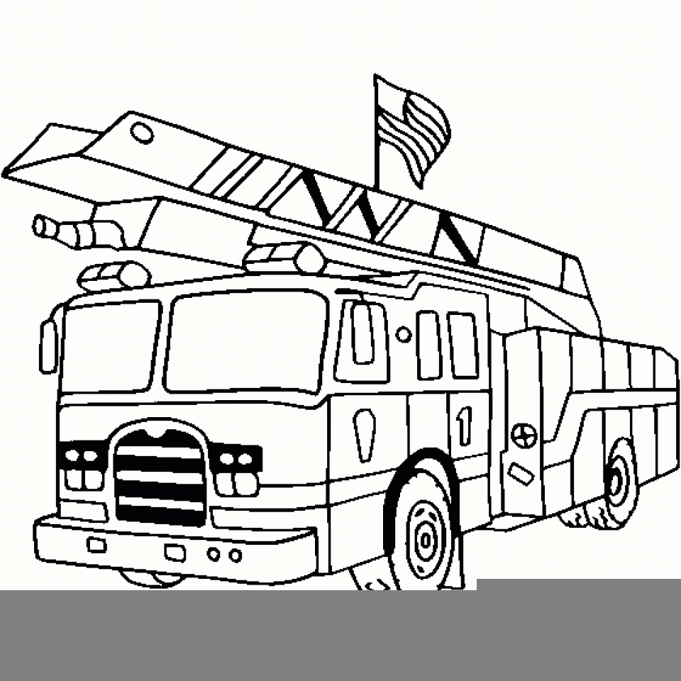 Free Fire Truck Coloring Pages Printable Free Fire Truck Coloring Pages Printable