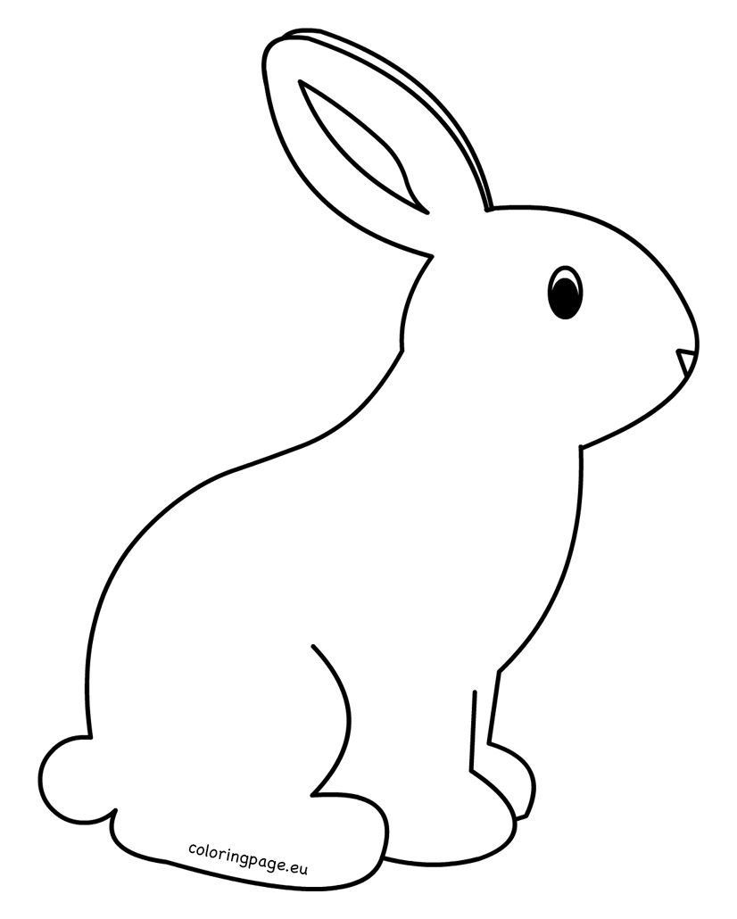 Template Of A Rabbit Template Of A Rabbit