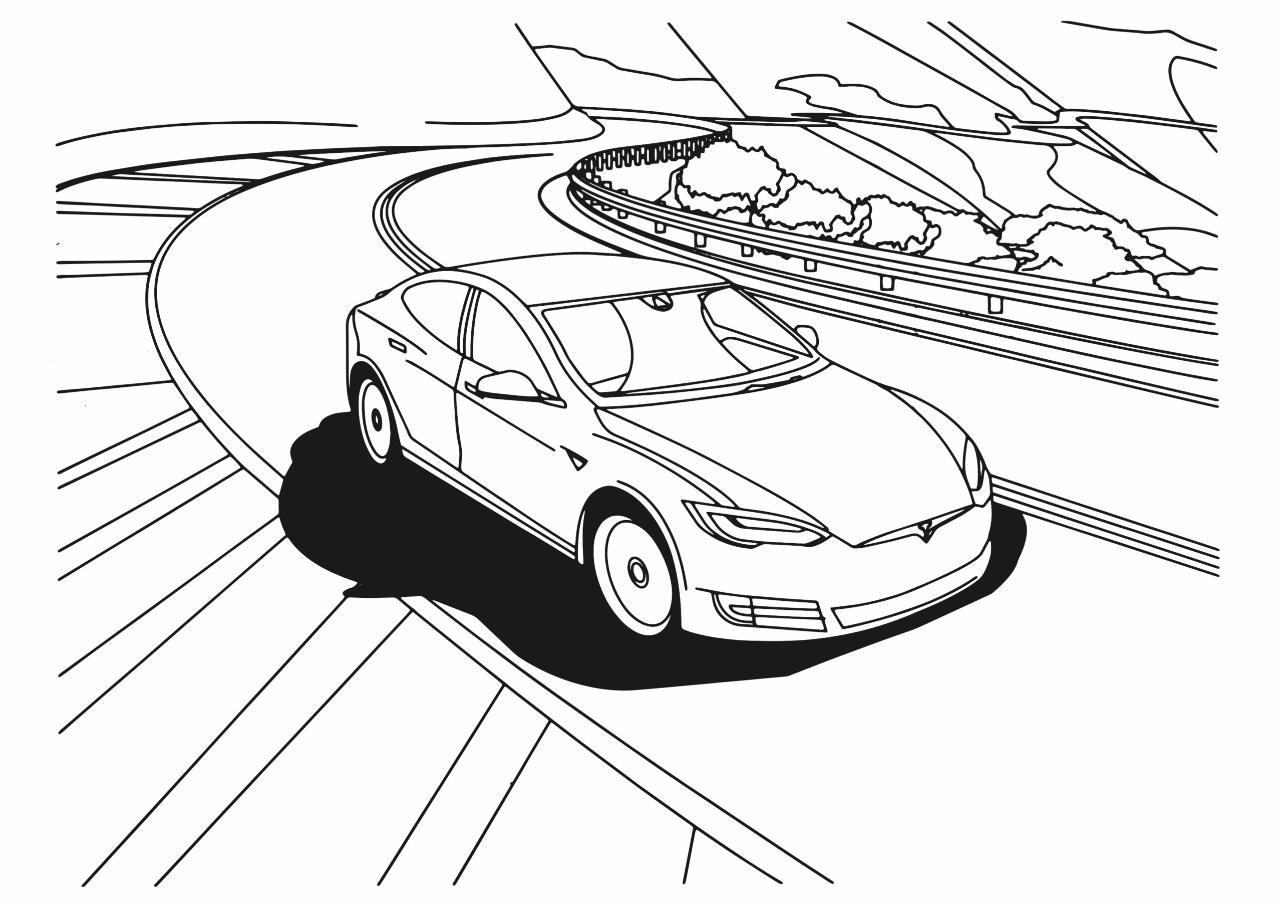 Tesla Coloring Pages Printable Printable Word Searches