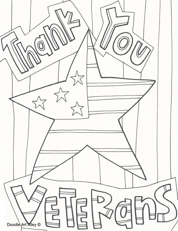 Thank You Veterans Day Coloring Pages Veterans Day Coloring Page
