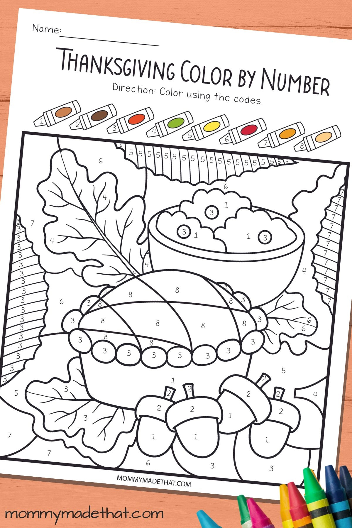 Printable Color By Number Pages Printable Color By Number Pages