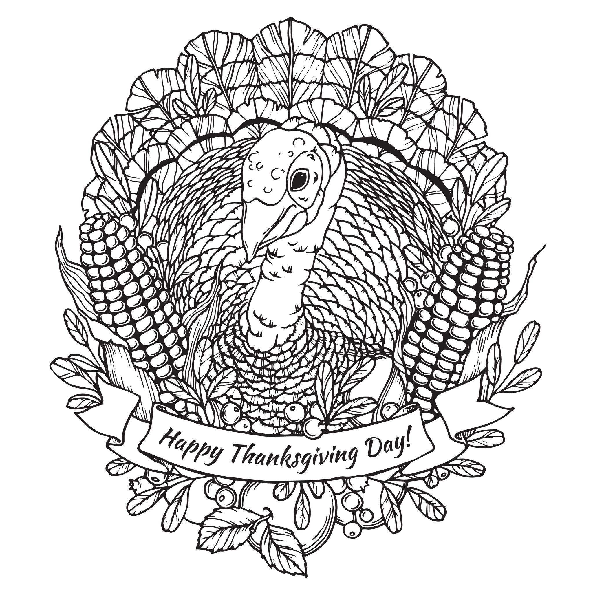 Thanksgiving Coloring Pages For Adults Coloring Home Thanksgiving Coloring Pages For Adults Coloring Home
