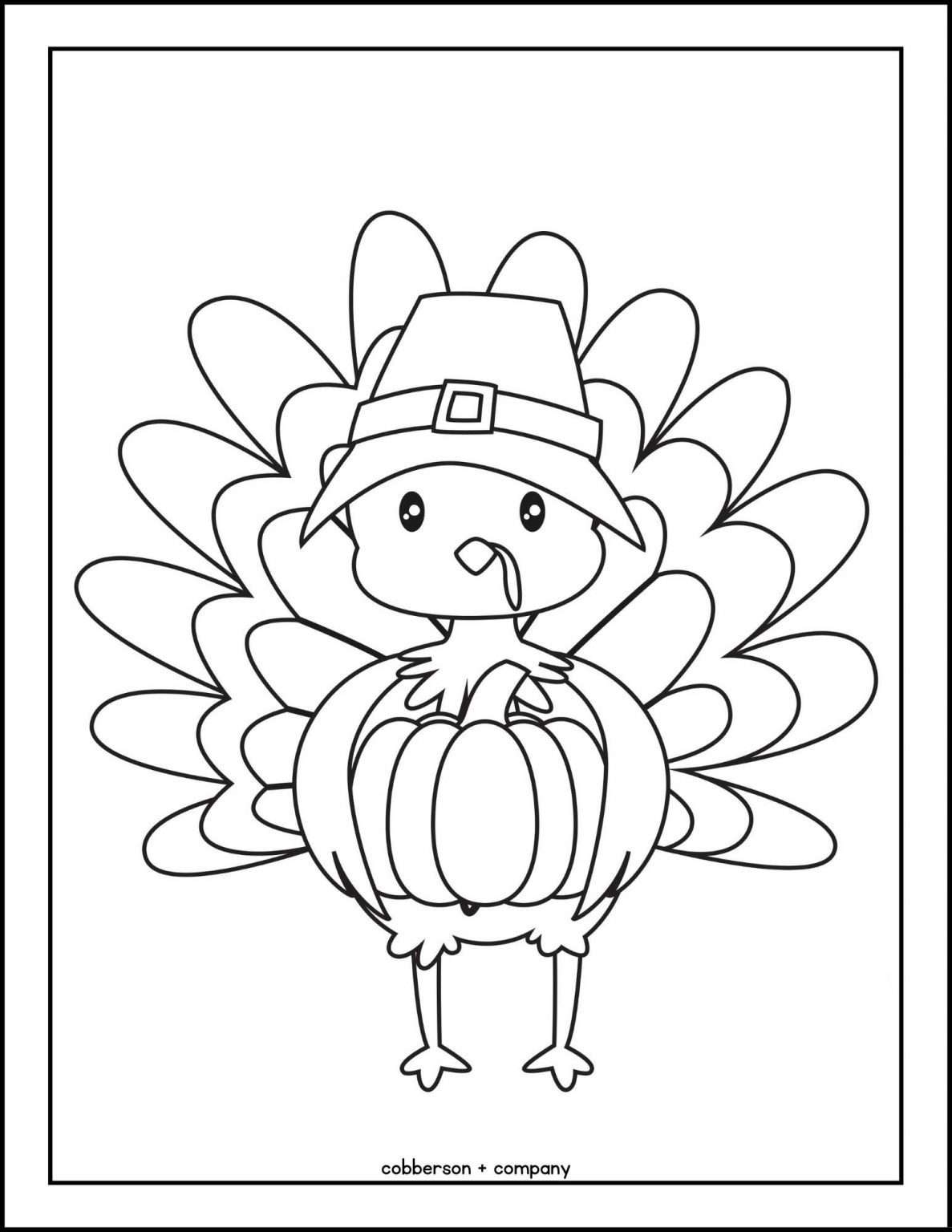 Thanksgiving Coloring Pages For Kids Free Printable Cobberson Co Thanksgiving Coloring Pages For Kids Free Printable Cobberson Co
