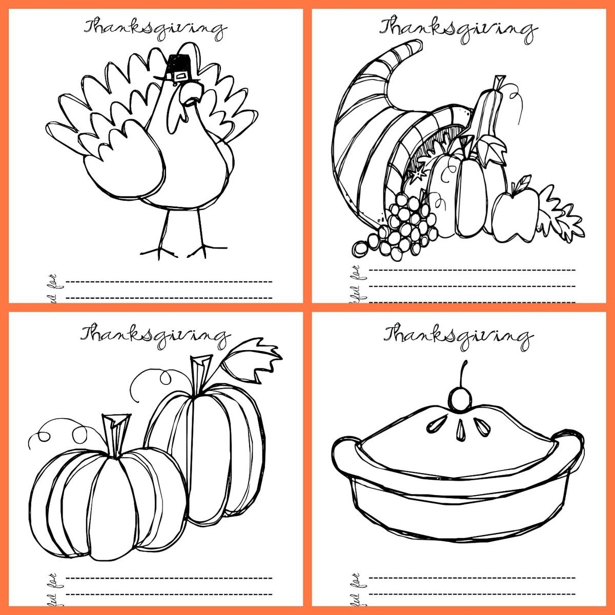 Thanksgiving Coloring Pages Printable Free 2024 Bobby Juditha