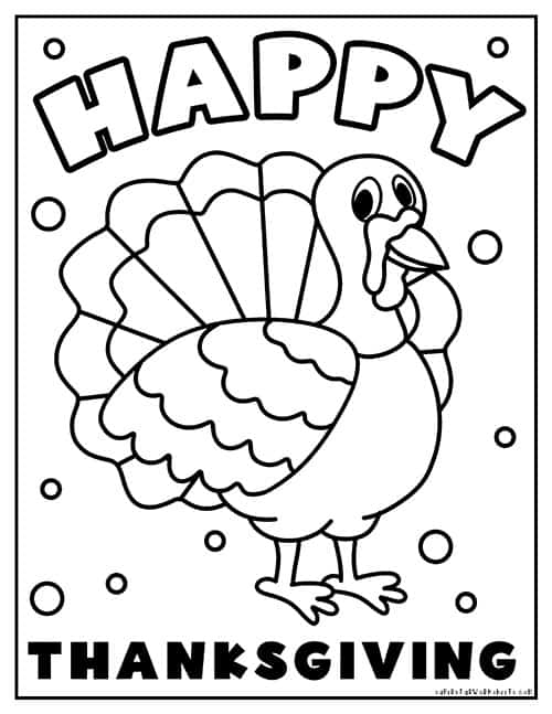 Free Printable Thanksgiving Coloring Pages Pdf
