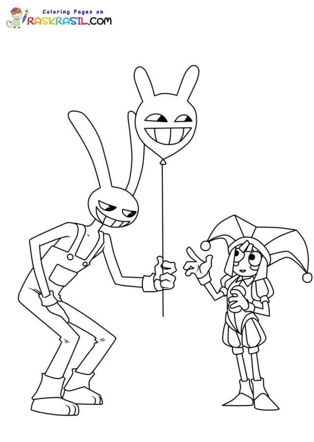 The Amazing Digital Circus Coloring Pages Adorable The Amazing Digital