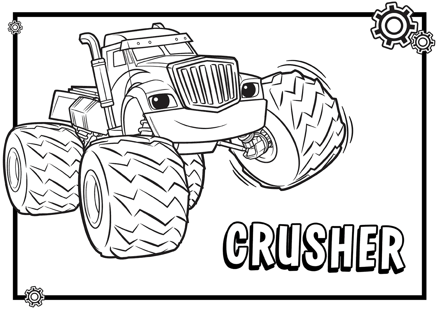 The Best Free Crusher Coloring Page Images Download From 13 Free