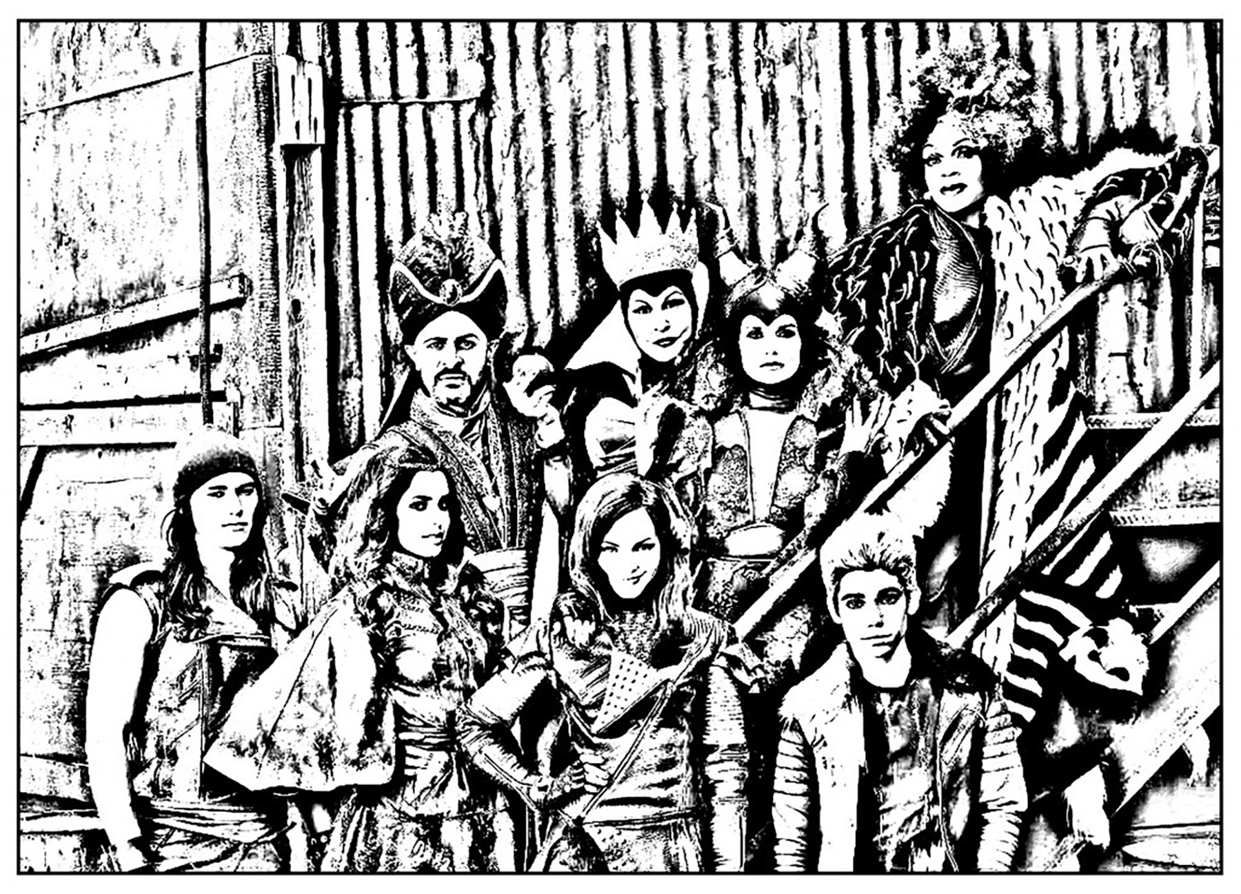 The Descendants For Children Coloring Page Free Printable Coloring Pages The Descendants For Children Coloring Page Free Printable Coloring Pages