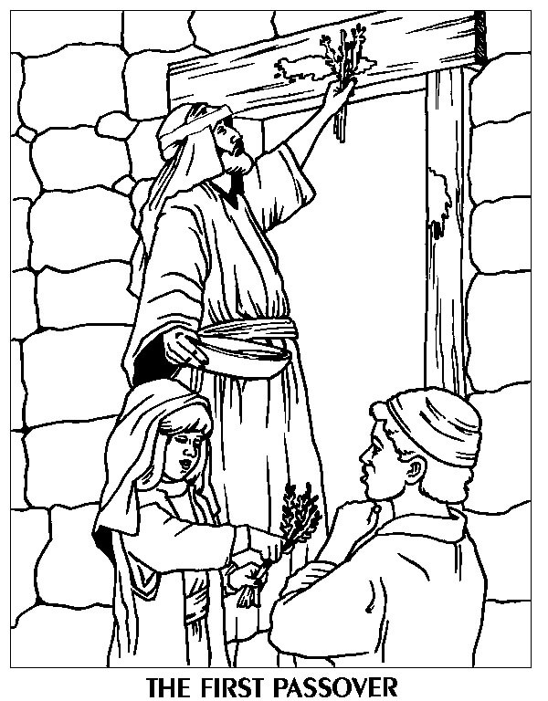 The First Passover Coloring Page Free Printable Coloring Pages For Kids The First Passover Coloring Page Free Printable Coloring Pages For Kids