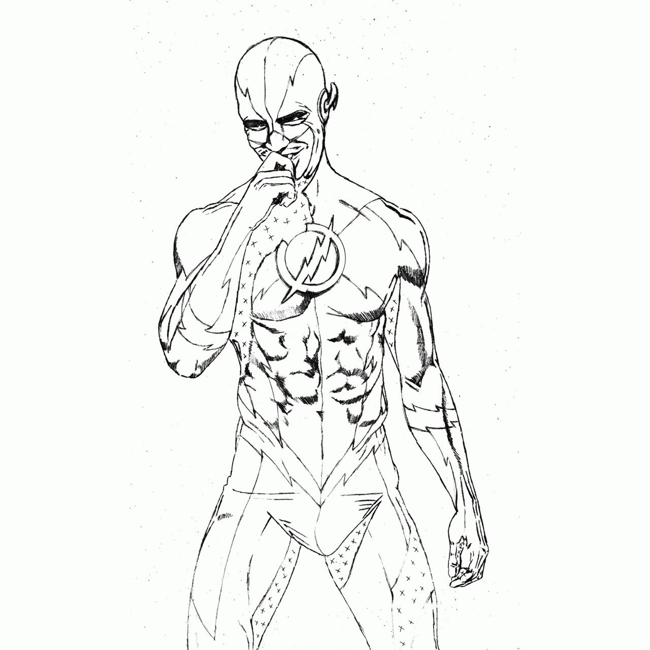 The Flash Coloring Page Coloring Home