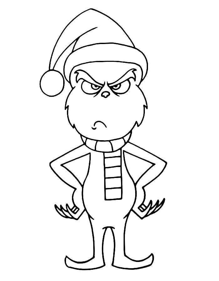 The Grinch Coloring Pages Free Printable PDF The Grinch Coloring Pages Free Printable PDF