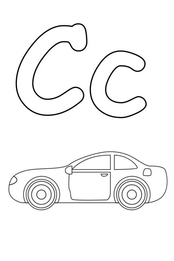 The Letter C Coloring Pages Worksheet24
