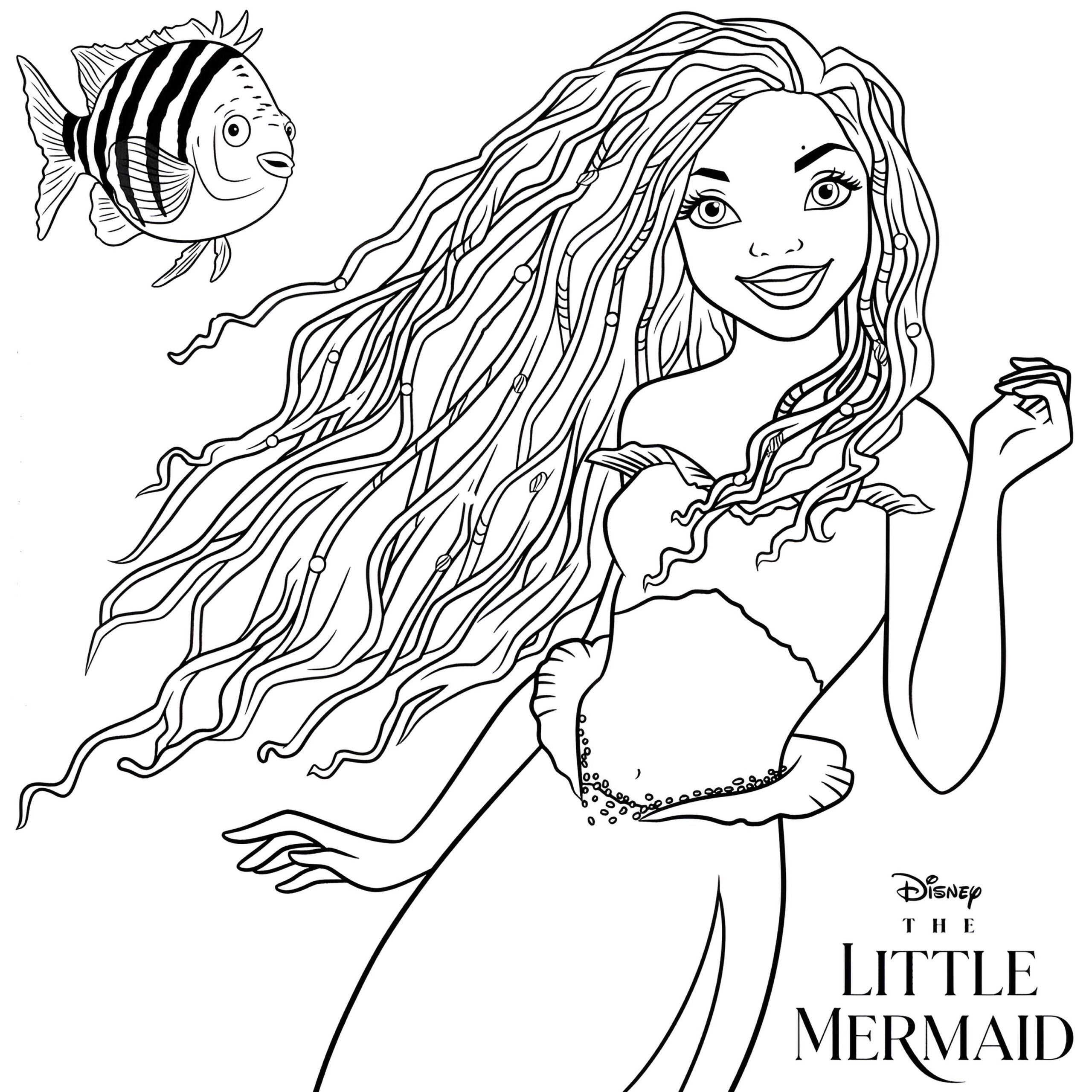 The Little Mermaid Scuttle Coloring Pages The Little Mermaid Scuttle Coloring Pages