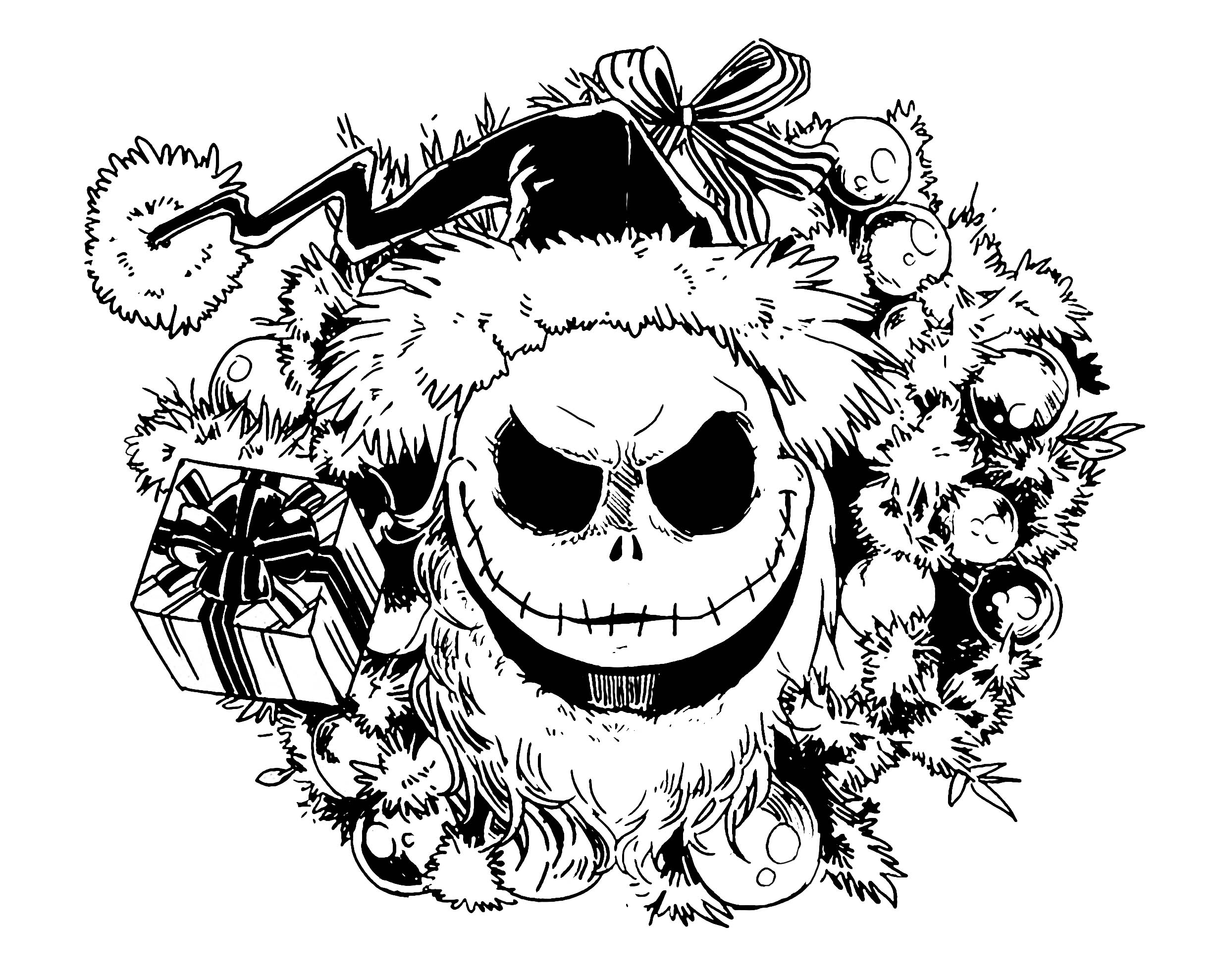 Free Nightmare Before Christmas Coloring Pages Printable Free Nightmare Before Christmas Coloring Pages Printable