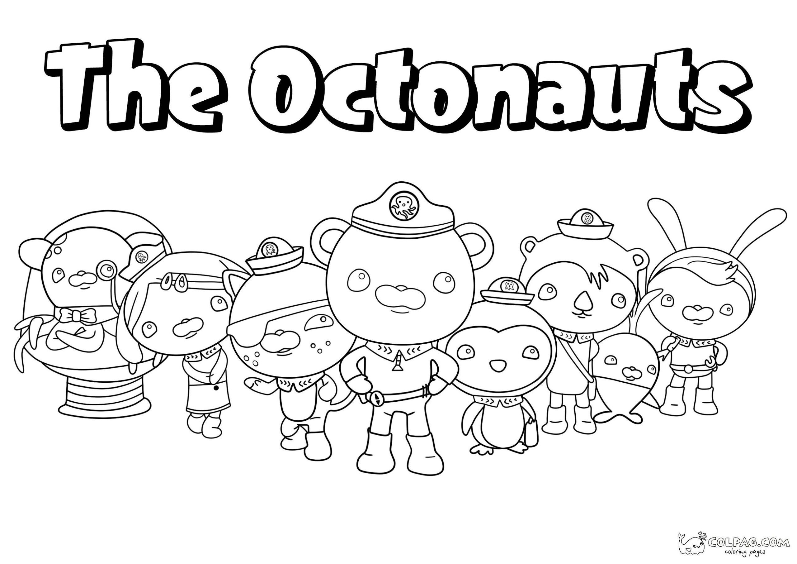 The Octonauts Printable Coloring Pages The Octonauts Printable Coloring Pages