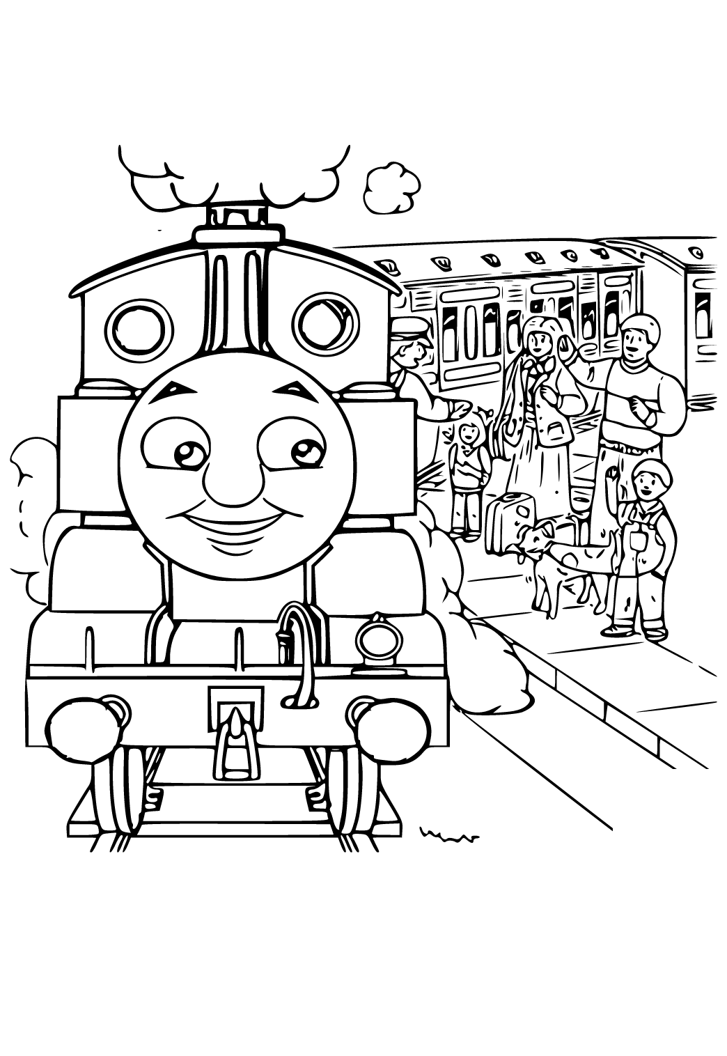 Thomas And His Friends Coloring Pages Thomas And His Friends Coloring Pages