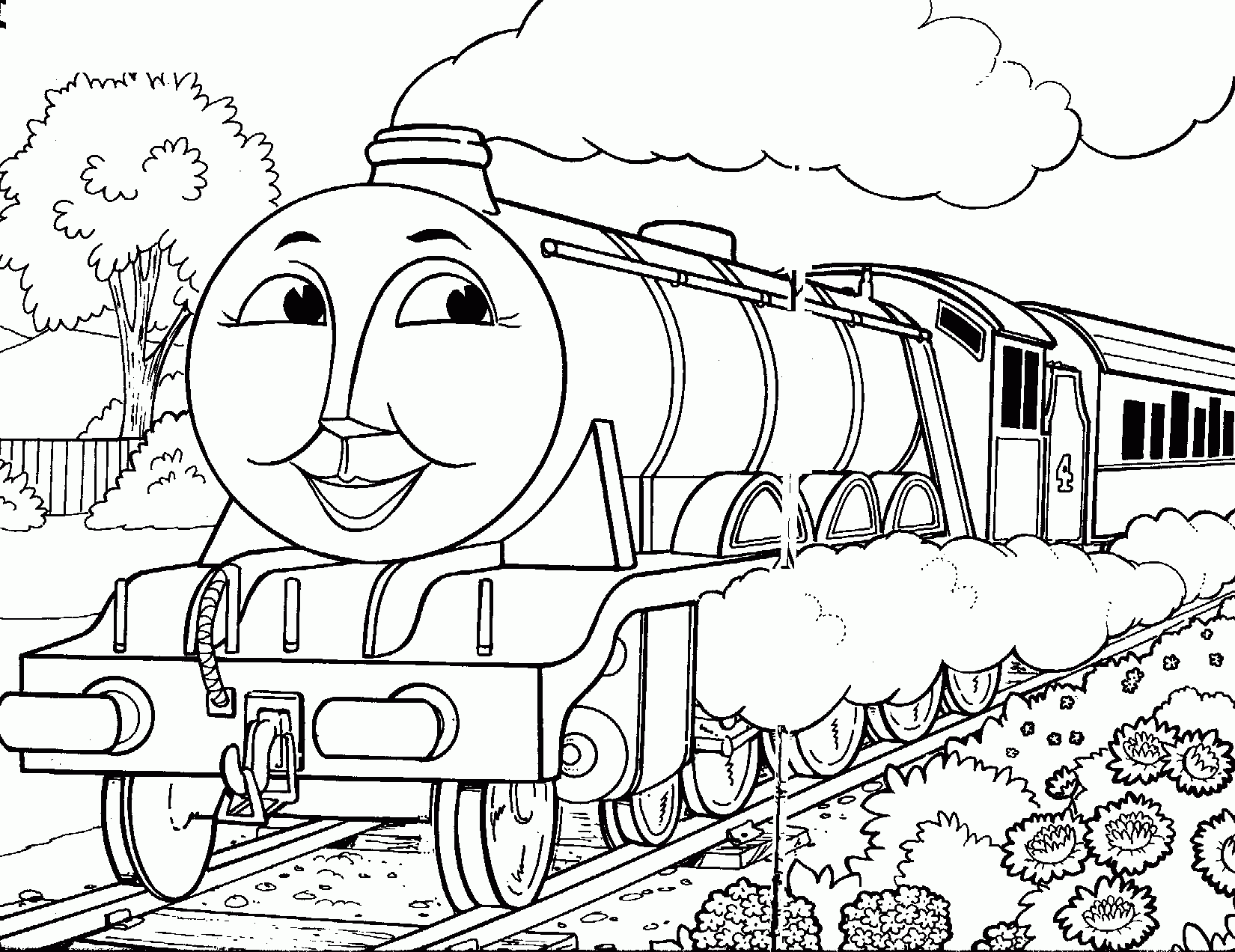 Thomas Train Coloring Pages Printable Thomas Train Coloring Pages Printable