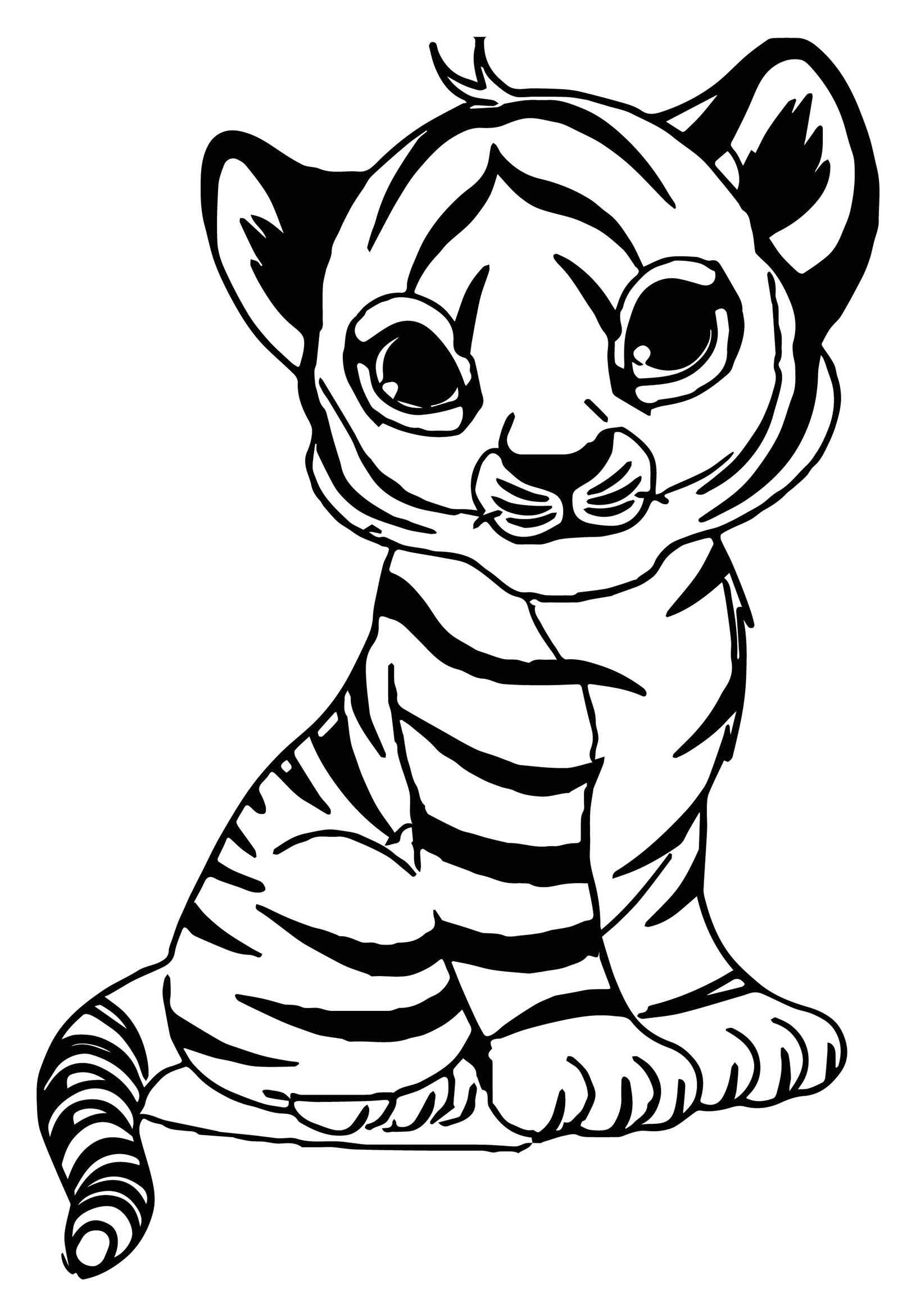 Tiger Coloring Pages Printable Tiger Coloring Pages Printable