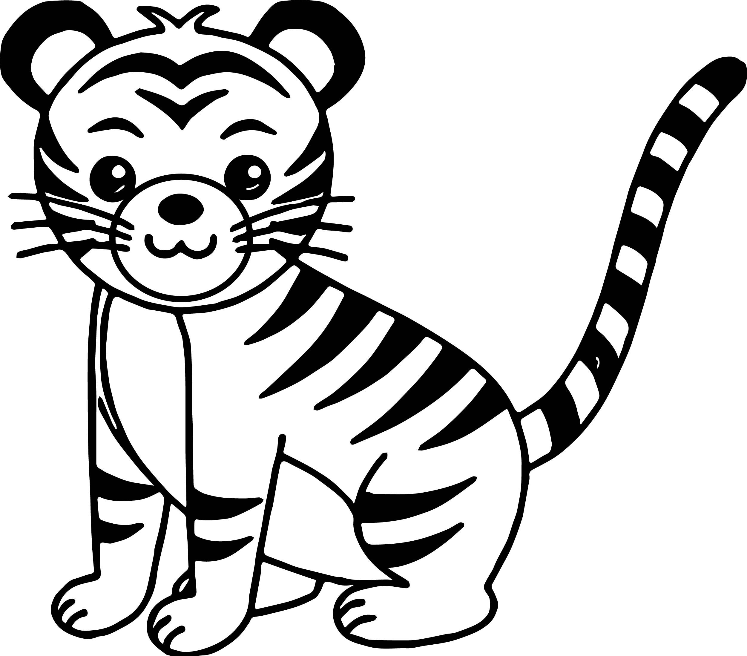Tiger Coloring Pages Printable Tiger Coloring Pages Printable