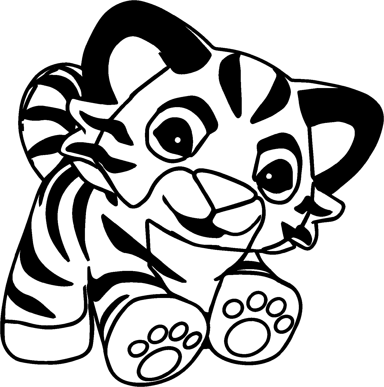 Tiger Printable Coloring Pages Printable Templates Tiger Printable Coloring Pages Printable Templates