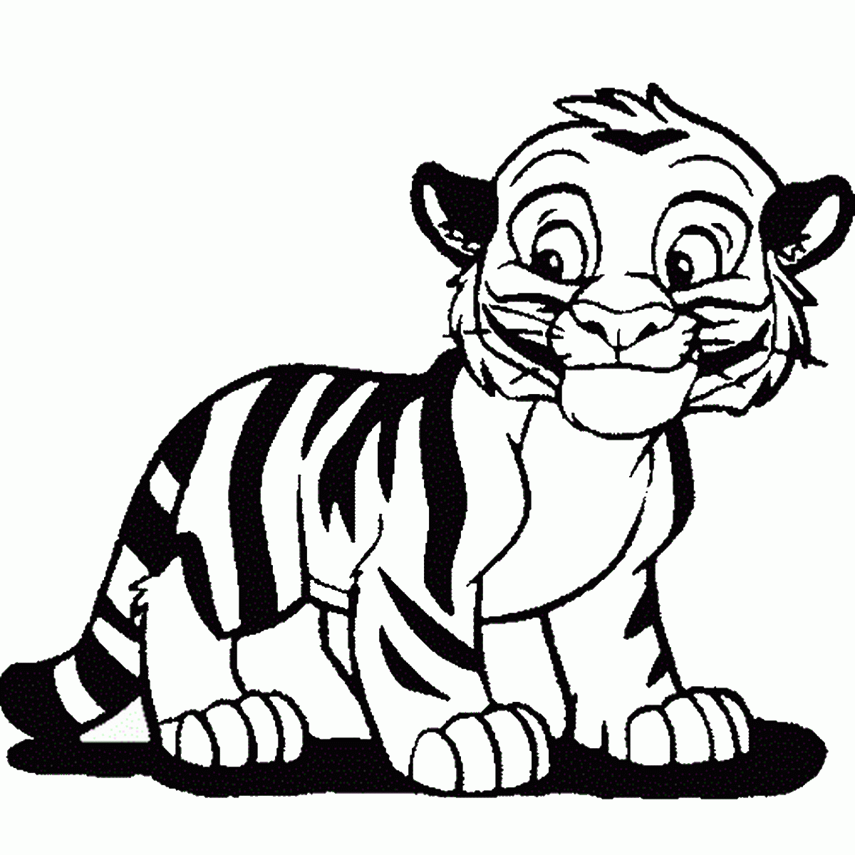 Tiger Printable Coloring Pages Tiger Printable Coloring Pages