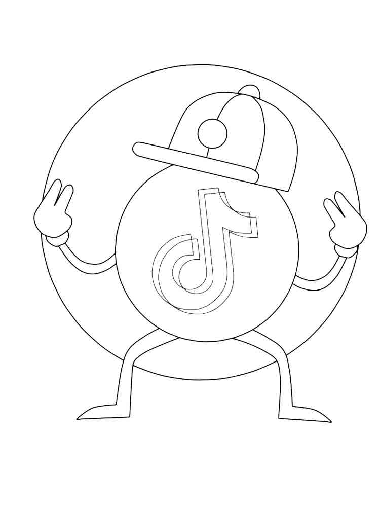 TikTok Coloring Pages TikTok Coloring Pages
