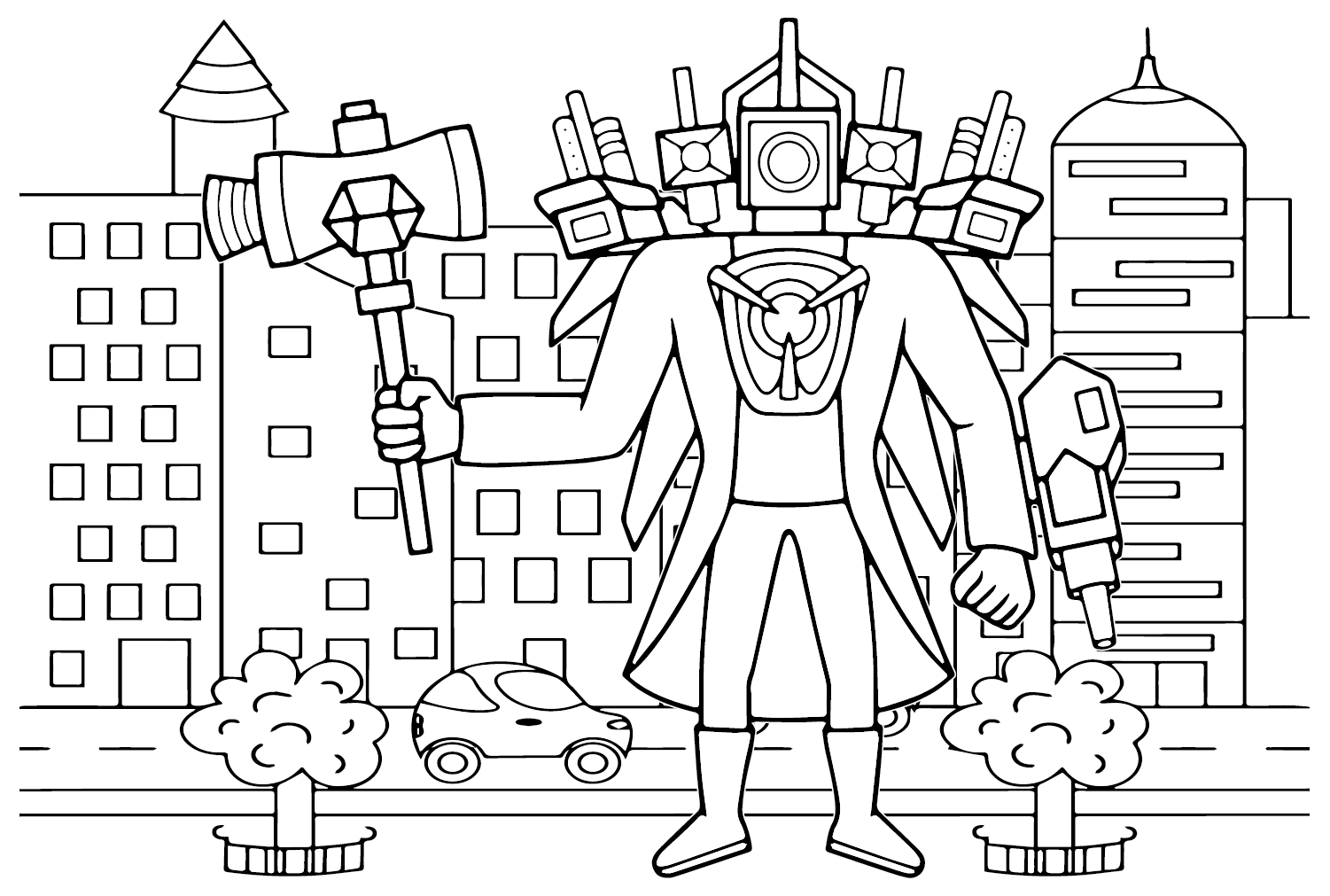 Titan Cameraman Images To Color Titan Cameraman Coloring 44 OFF Titan Cameraman Images To Color Titan Cameraman Coloring 44 OFF