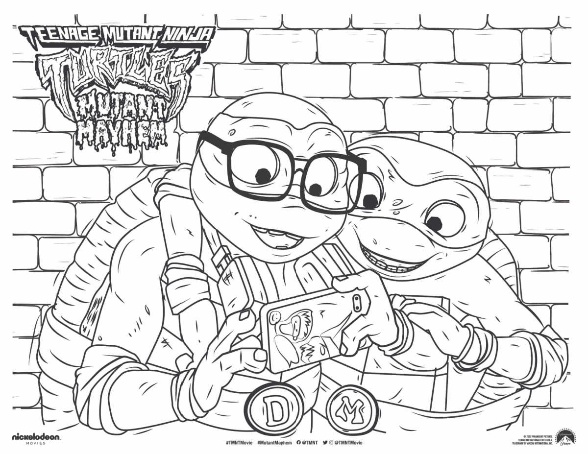 Printable Tmnt Coloring Pages