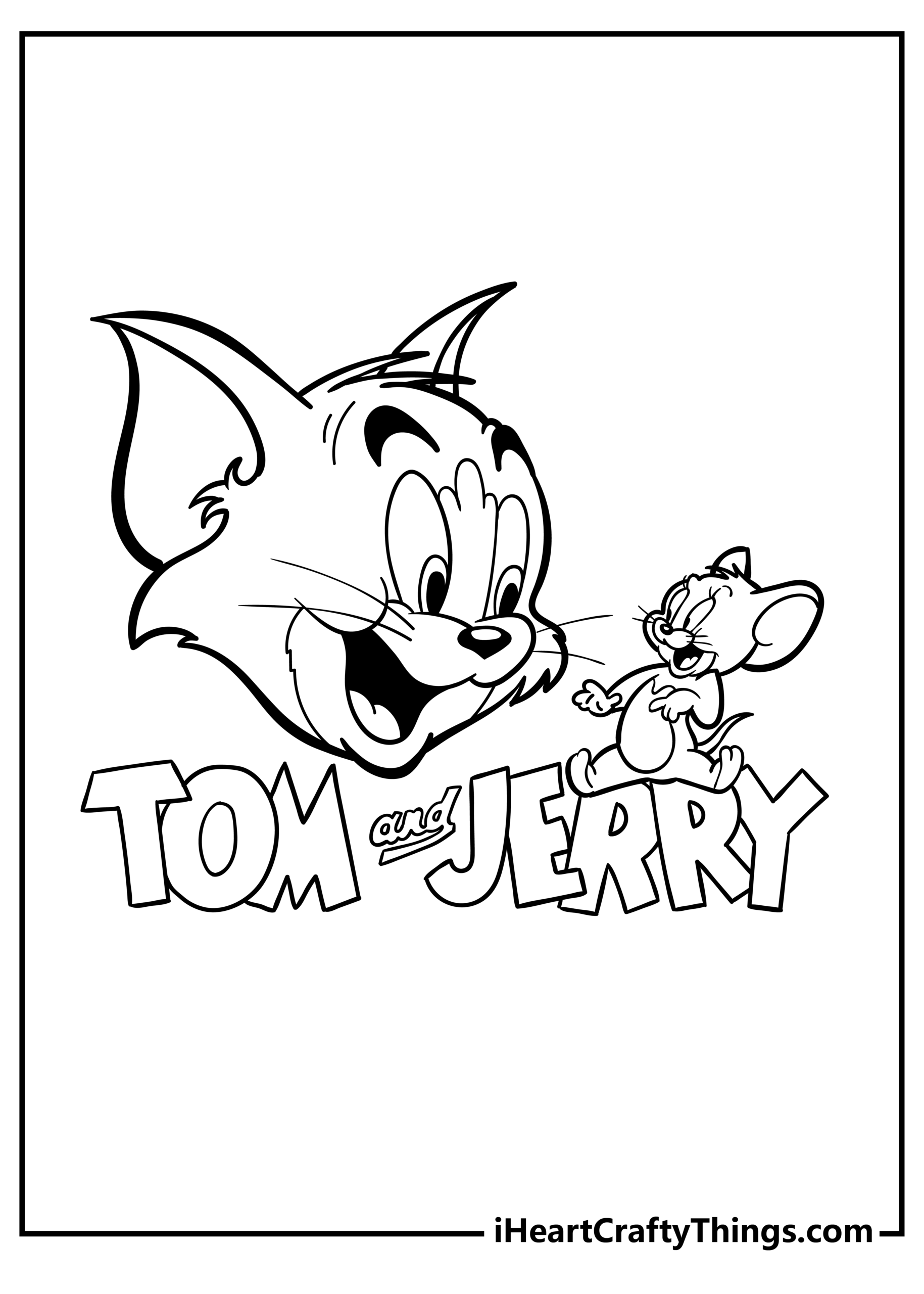 Tom And Jerry Coloring Pages Tom And Jerry Drawing Disney Coloring