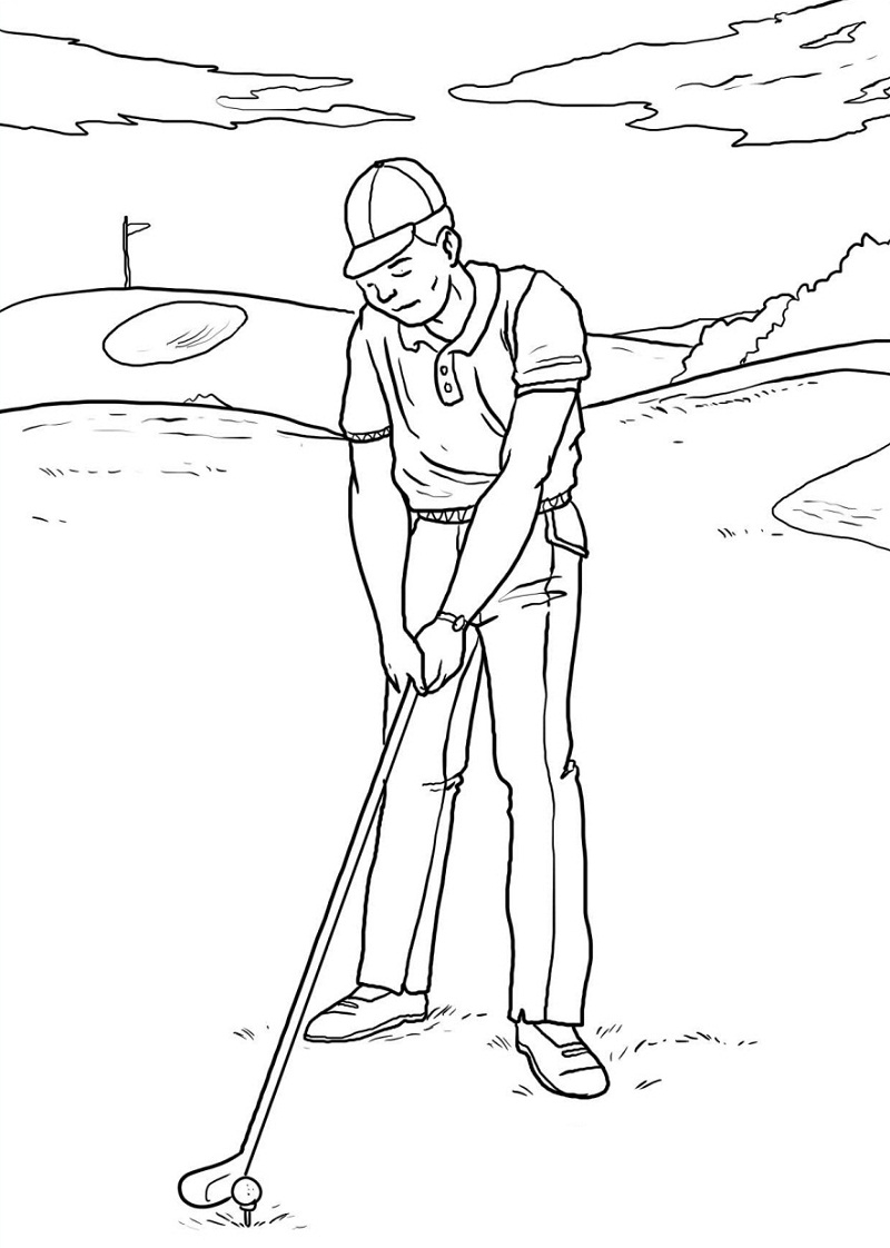 Top 20 Printable Golf Coloring Pages Online Coloring Pages