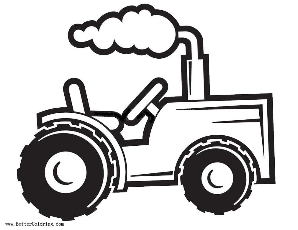 Tractor Coloring Pages Printable
