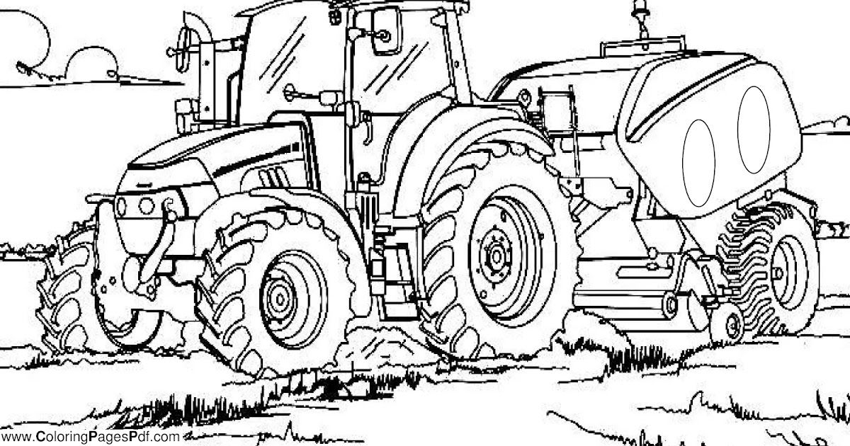 Tractor Coloring Pages Printable
