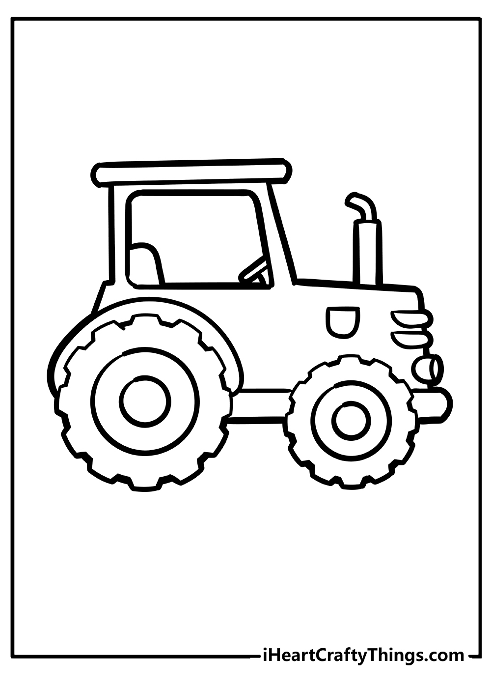 Tractor Printable Coloring Pages