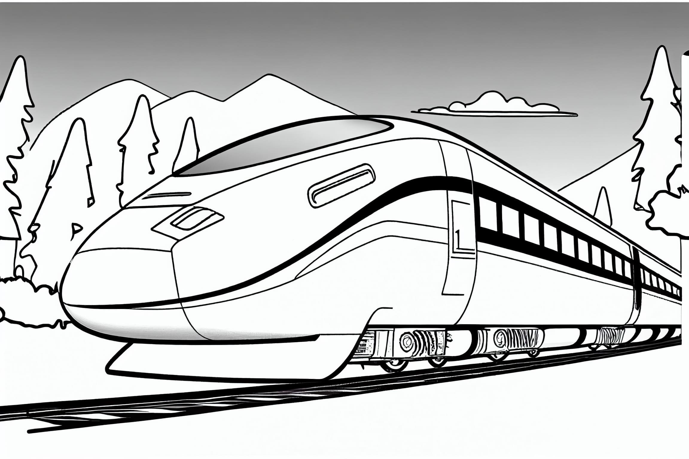 Printable Coloring Pages Trains Printable Coloring Pages Trains