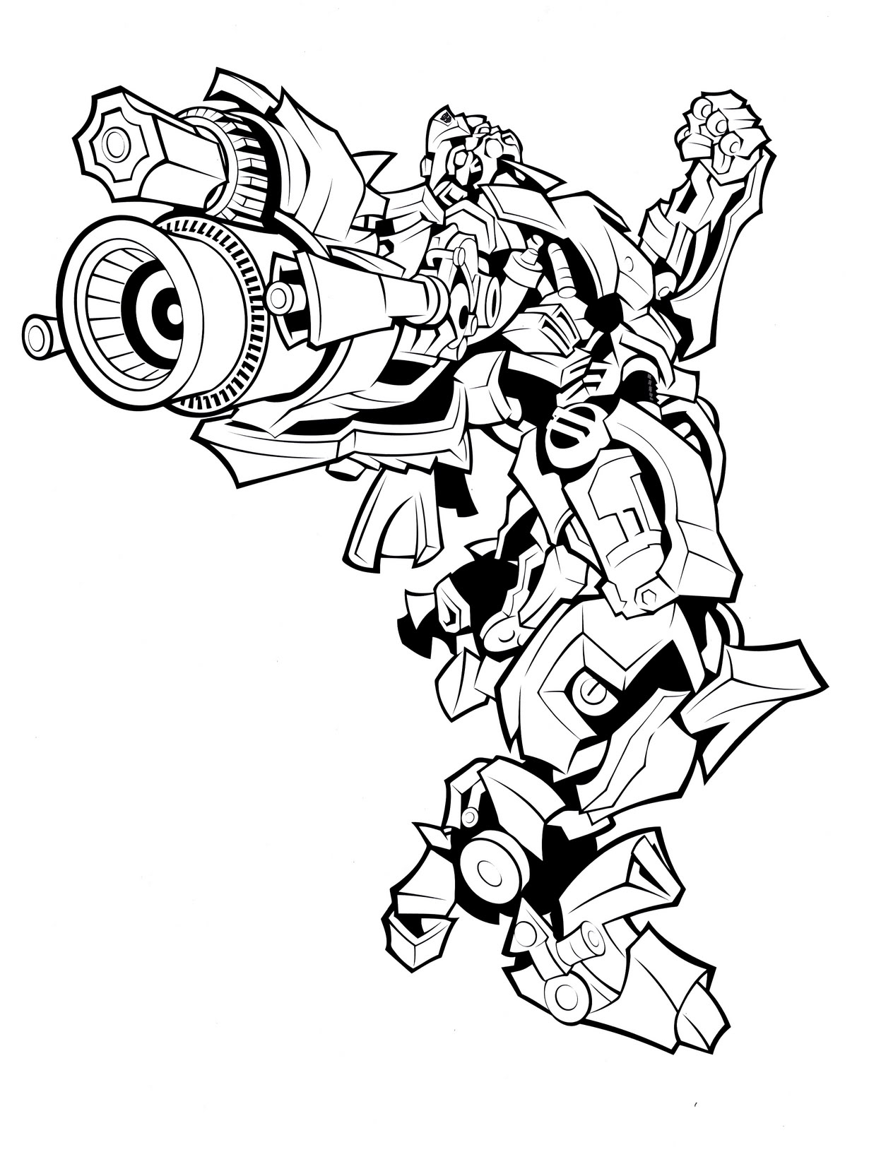 Transformers Printable Coloring Pages Transformers Printable Coloring Pages