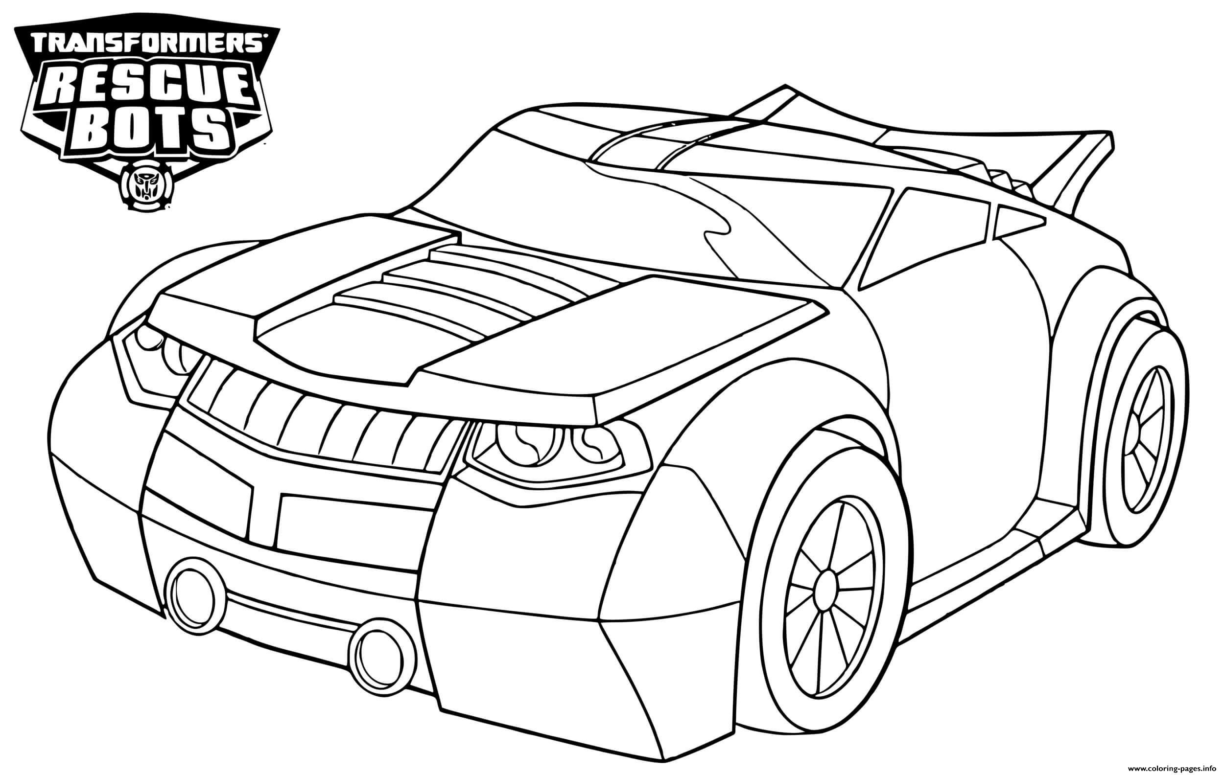 Transformers Rescue Bots Bumblebee Coloring Page Printable Transformers Rescue Bots Bumblebee Coloring Page Printable